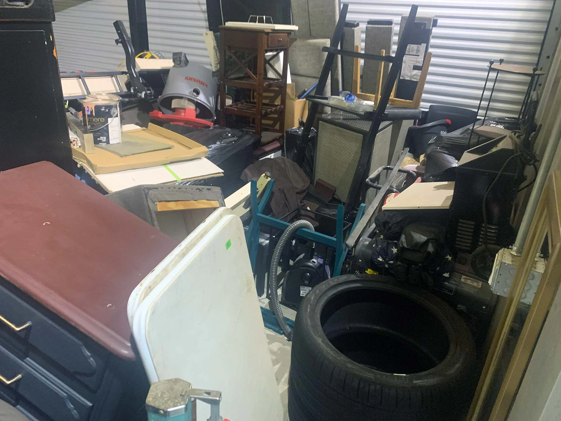 junk collected over the years in your storage unit